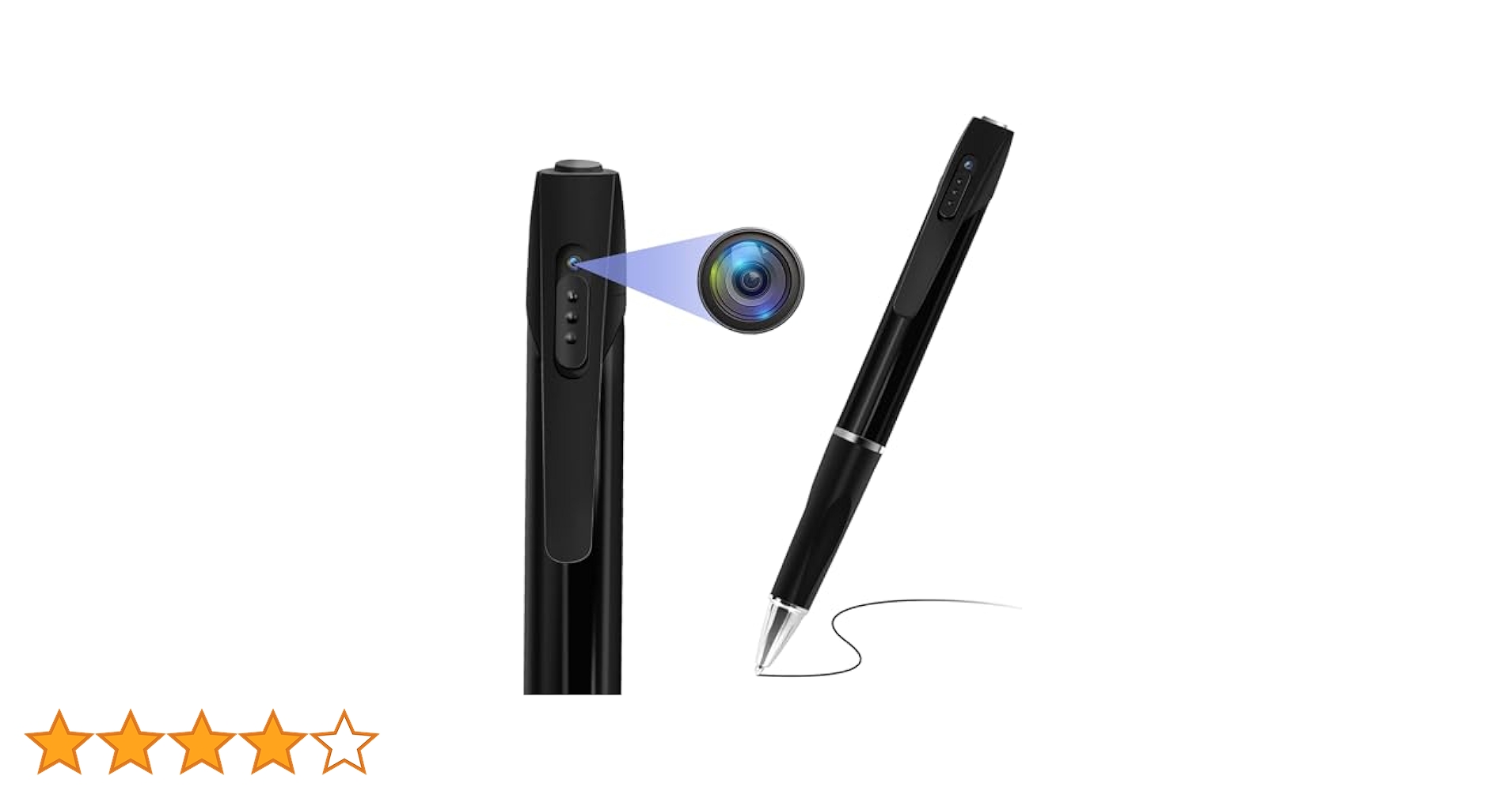 Amazon.co.jp: ペン型小型防犯カメラ 1080P フルHD録画対応 ペン
